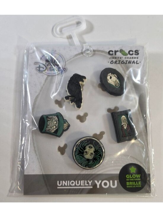CROCS Accessories - DISNEY CROCS HAUNTED MANSION GLOW IN THE DARK HALLOWEEN MNSSHP JIBBITZ CHARMS